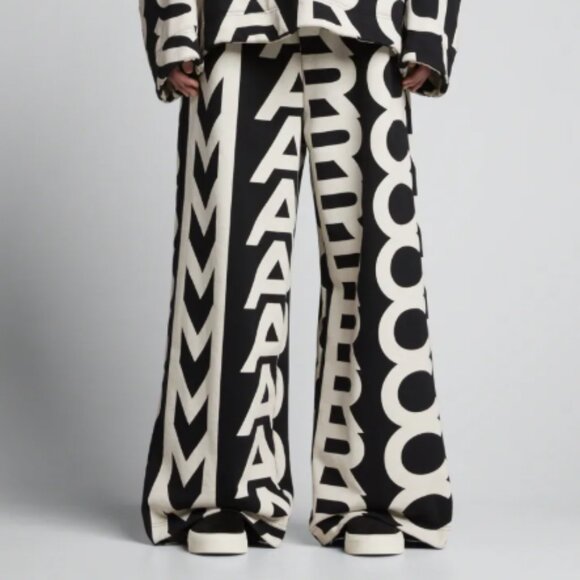 Marc Jacobs Pants - Marc Jacobs All Over Monogram Drwastring Women Track Pants